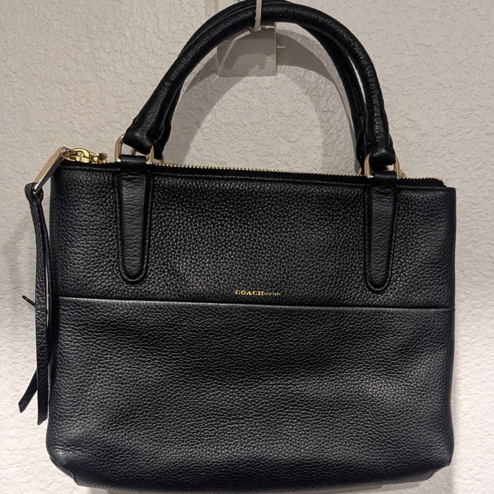 Coach Black Leather Handbag